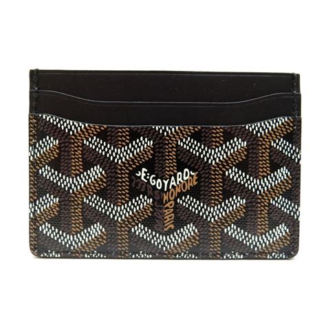 goyard porte carte|porte carte goyard monogramme.